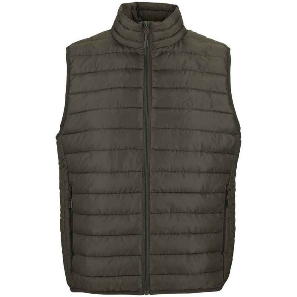 SOLS Mens Stream Body Warmer / Army